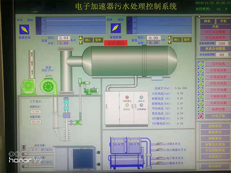 加速器控制柜顯示器畫(huà)面