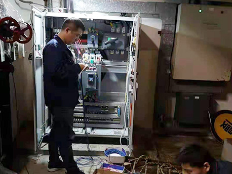 上海某商廈供水系統(tǒng)改造160KWABB軟起動(dòng)柜